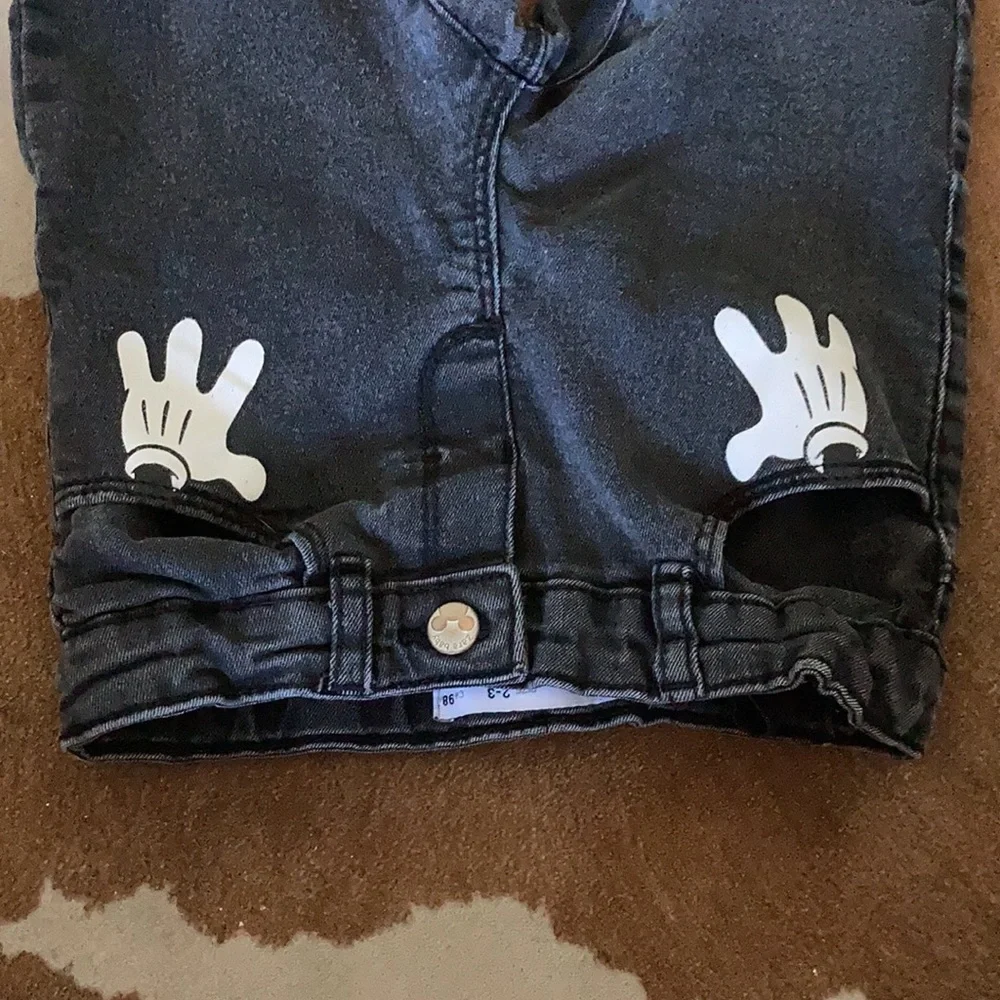 Adorable Minnie Mouse Zara Jeans - 2-3 T - Picture 2 of 9